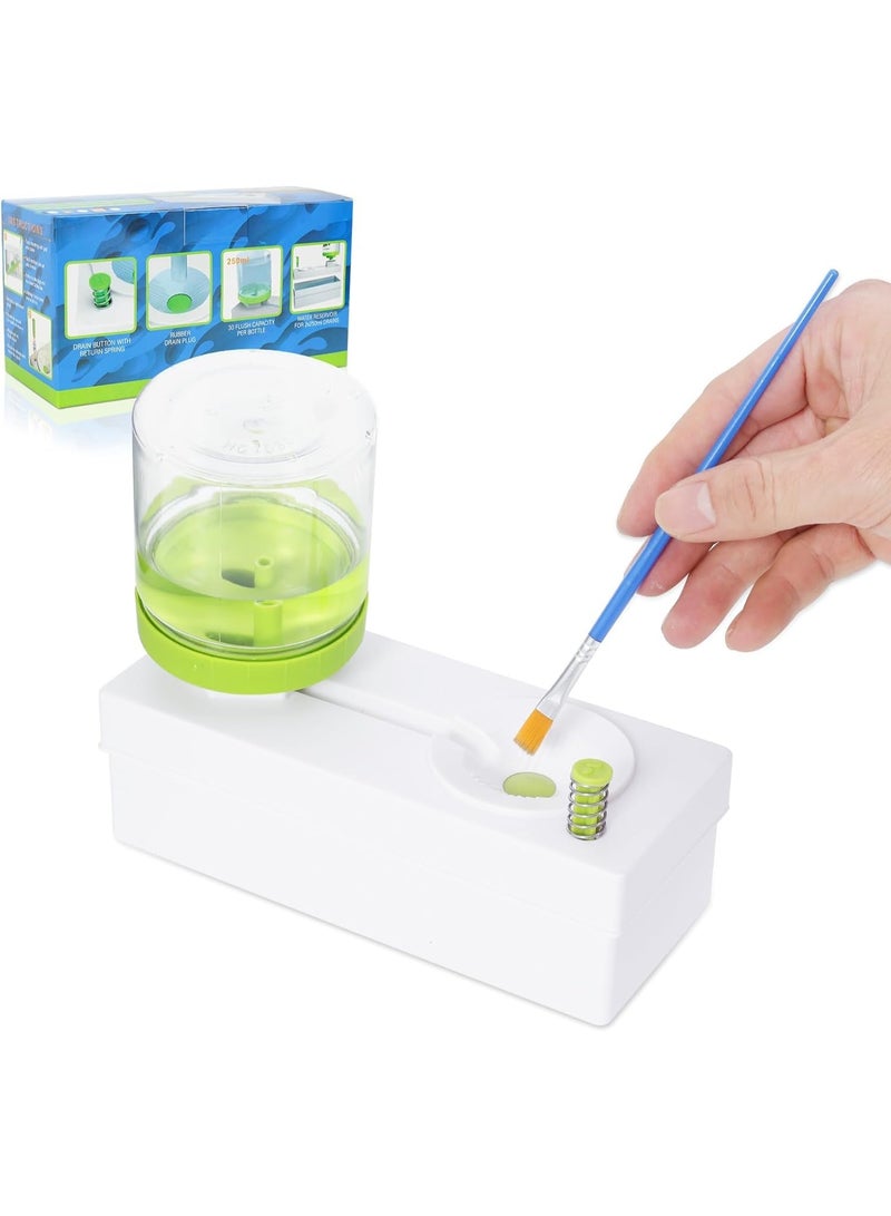 Paint Brush Cleaner - Multipurpose Paint Brush Cleaner Tool with Paint Brush Cleaner Rinse Cup, Handy Oil Paint Brush Cleaner, and Paint Water Dispenser for Artists and Watercolor - Image 1